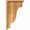 Ekena Millwork Newport Rough Sawn Corbel w/Backplate, Western Red Cedar, 6"W x 12"D x 20"H COR06X12X20NEW01RWR - alternate 2